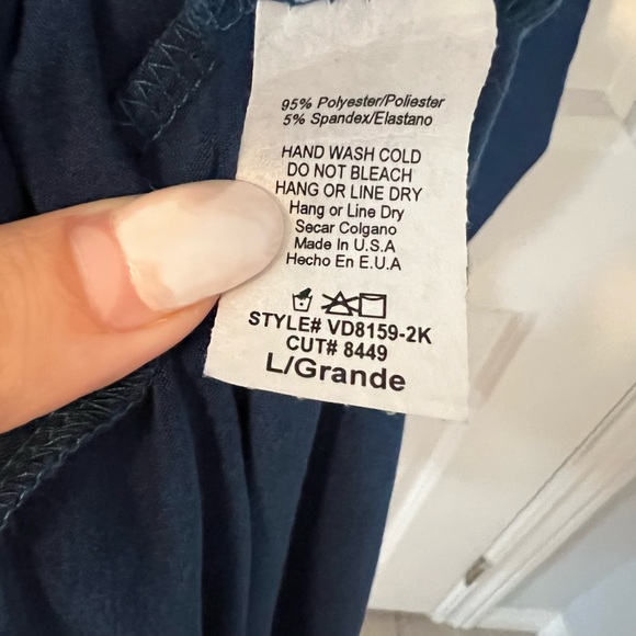 NWT Pink Blush Maternity Off Shoulder Wrap Maternity Photoshoot Dress - Picture 9 of 9